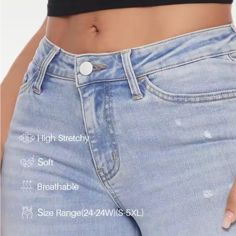 Zenther's Mid-low Rise Baggy Jeans